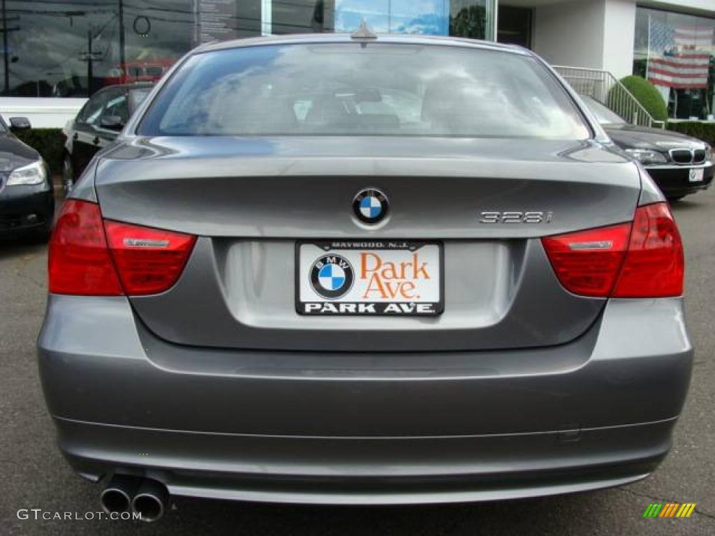 2009 3 Series 328i Sedan - Space Grey Metallic / Black photo #7