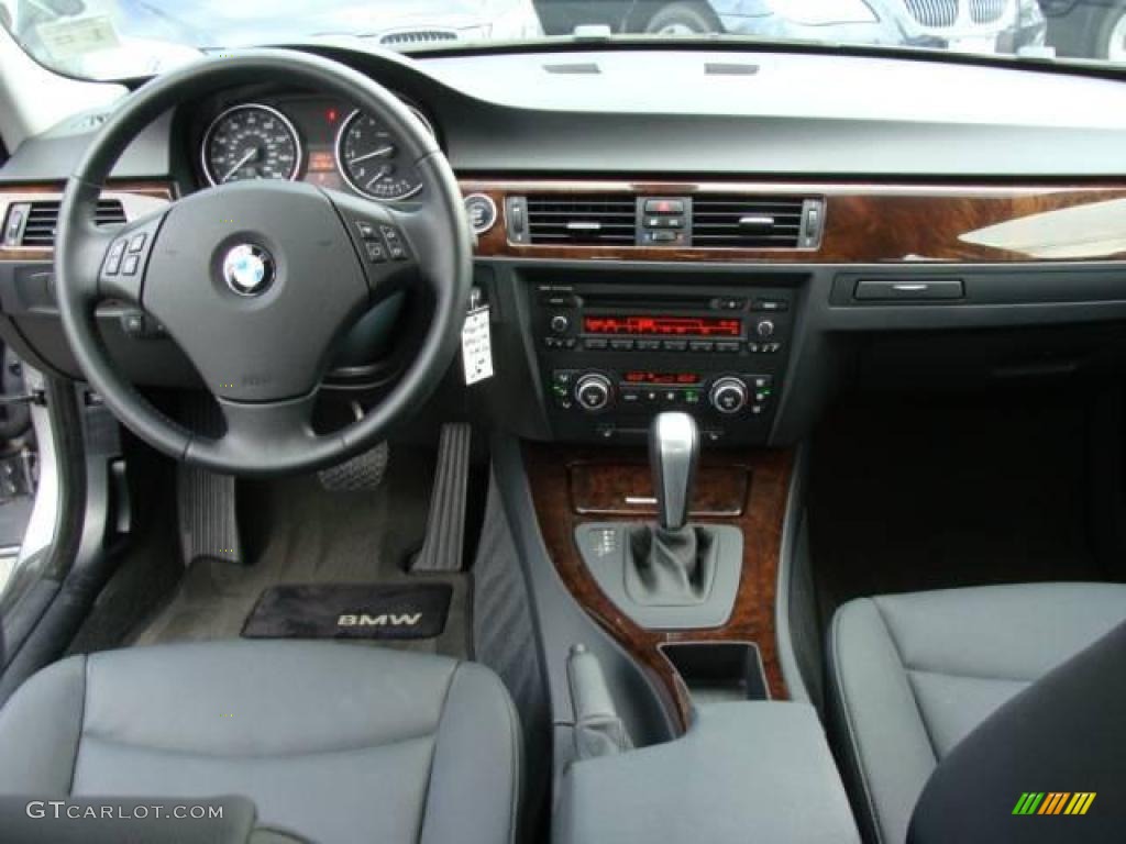 2009 3 Series 328i Sedan - Space Grey Metallic / Black photo #12