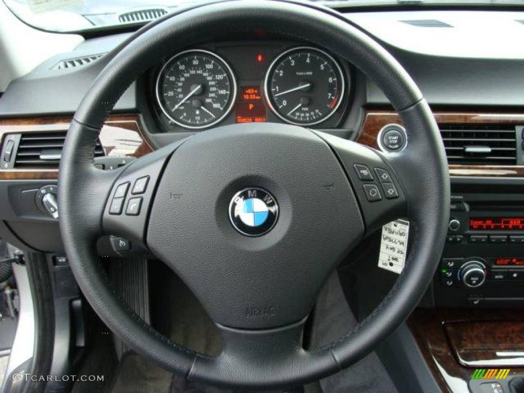 2009 3 Series 328i Sedan - Space Grey Metallic / Black photo #13