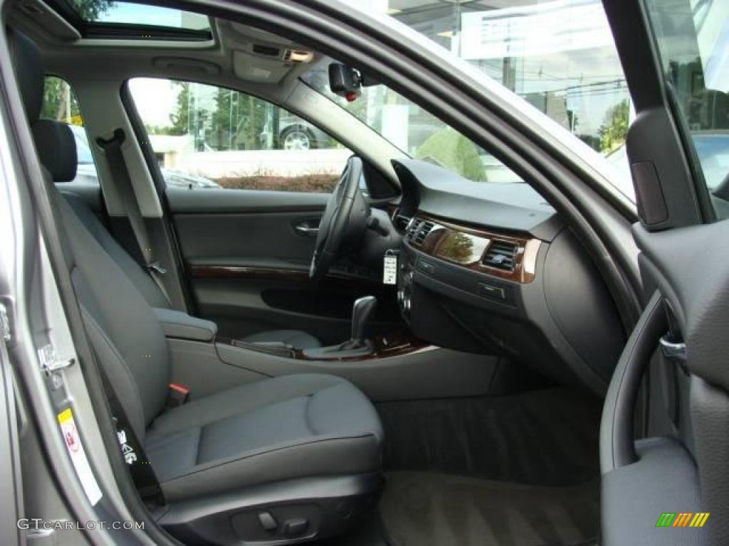2009 3 Series 328i Sedan - Space Grey Metallic / Black photo #22