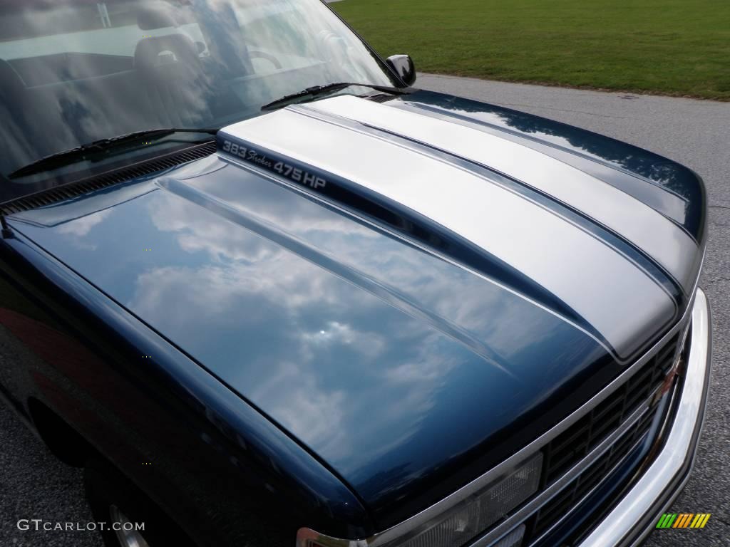 1992 C/K C1500 Regular Cab - Catalina Blue Metallic / Blue photo #16