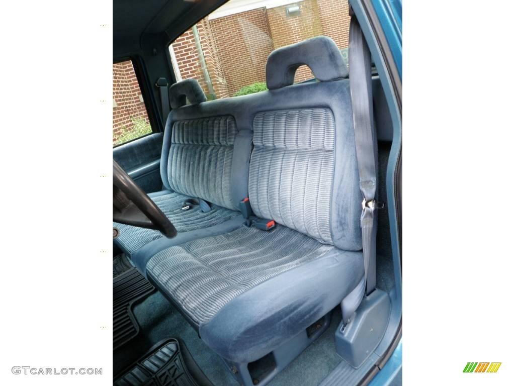 1992 C/K C1500 Regular Cab - Catalina Blue Metallic / Blue photo #35