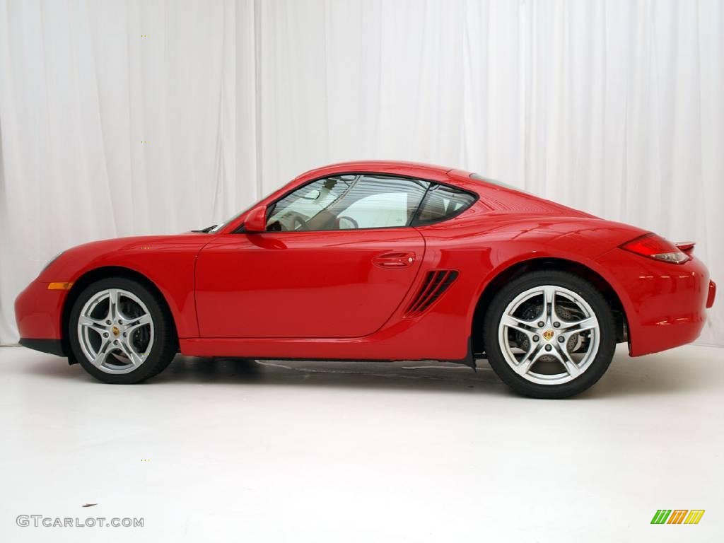 2009 Cayman  - Guards Red / Sand Beige photo #7