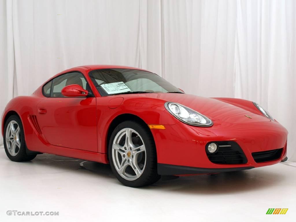 2009 Cayman  - Guards Red / Sand Beige photo #19