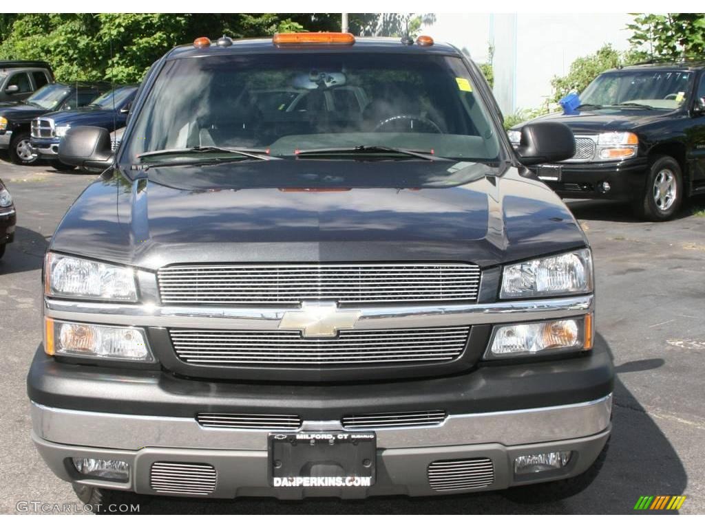2003 Silverado 1500 LT Extended Cab 4x4 - Dark Gray Metallic / Dark Charcoal photo #2