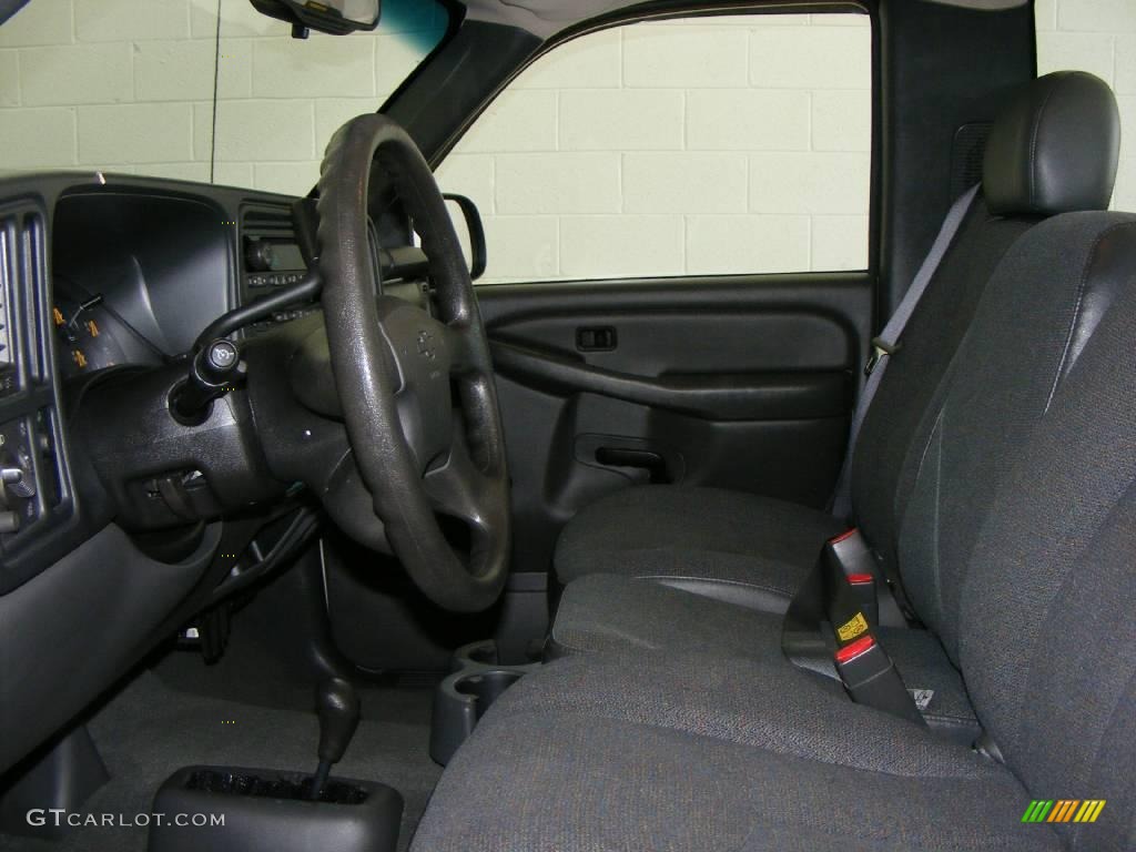 2004 Silverado 1500 LS Regular Cab 4x4 - Silver Birch Metallic / Dark Charcoal photo #10