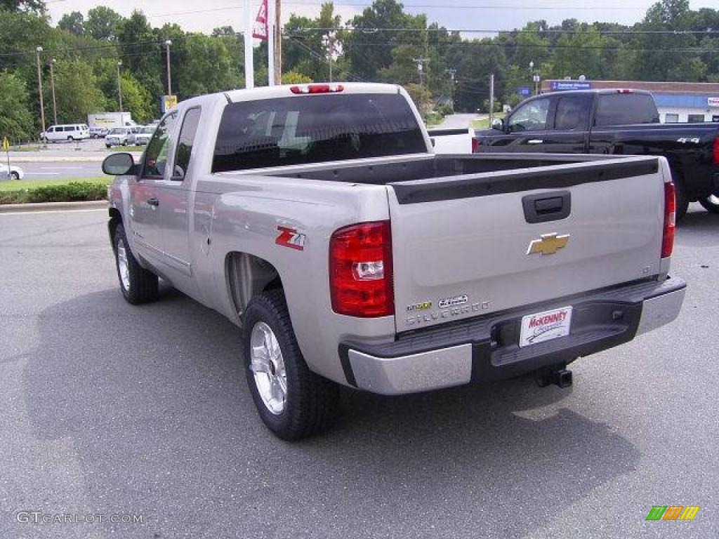 2009 Silverado 1500 LT Extended Cab - Silver Birch Metallic / Ebony photo #2