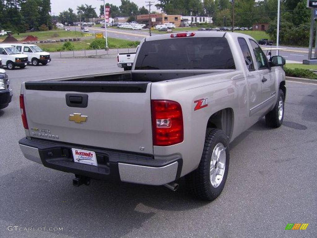 2009 Silverado 1500 LT Extended Cab - Silver Birch Metallic / Ebony photo #5