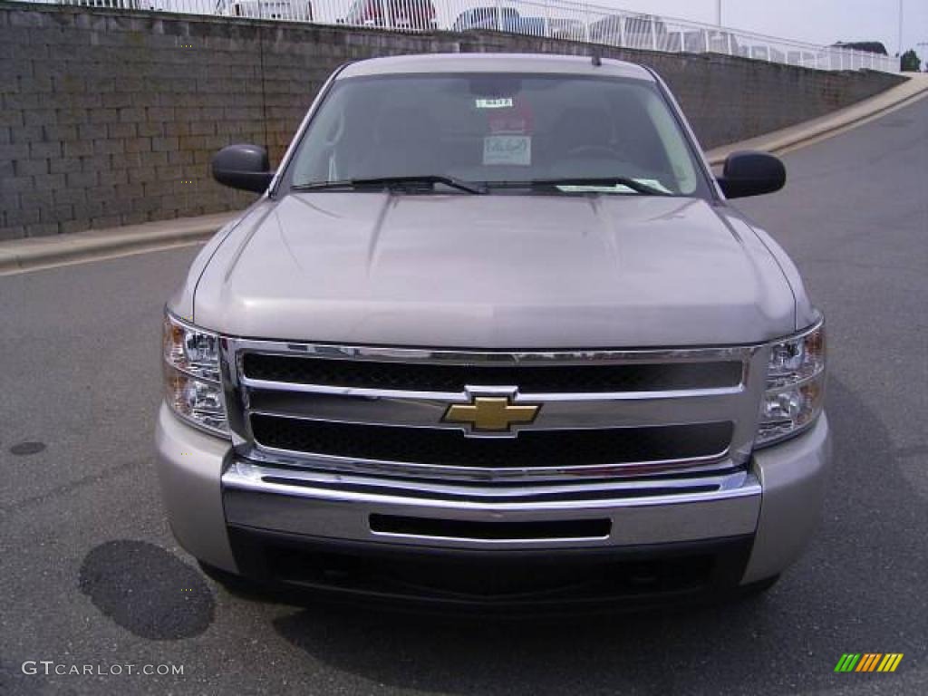 2009 Silverado 1500 LT Extended Cab - Silver Birch Metallic / Ebony photo #7