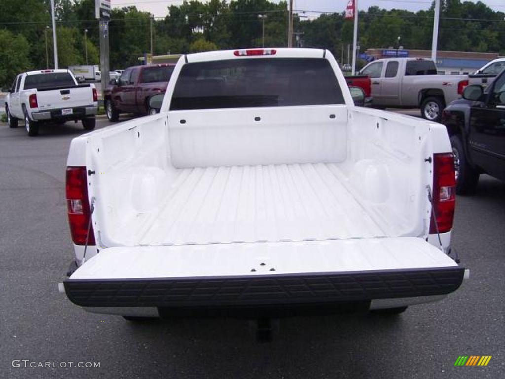 2009 Silverado 1500 LS Regular Cab 4x4 - Summit White / Dark Titanium photo #4