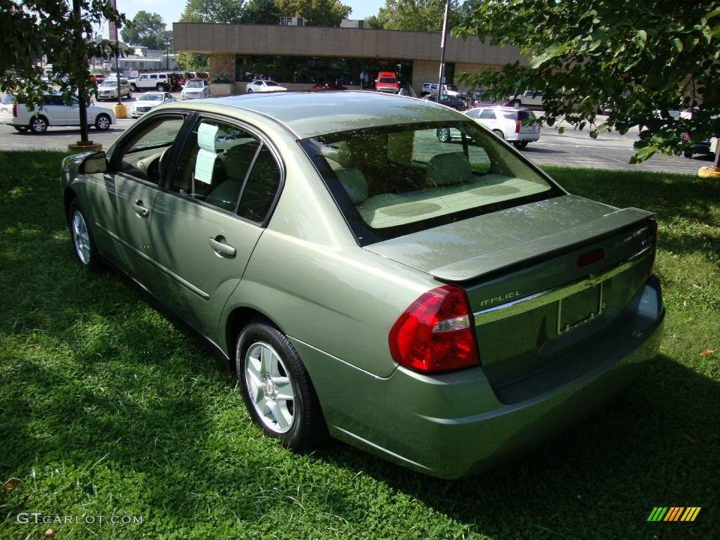 2005 Malibu LS V6 Sedan - Silver Green Metallic / Neutral Beige photo #9