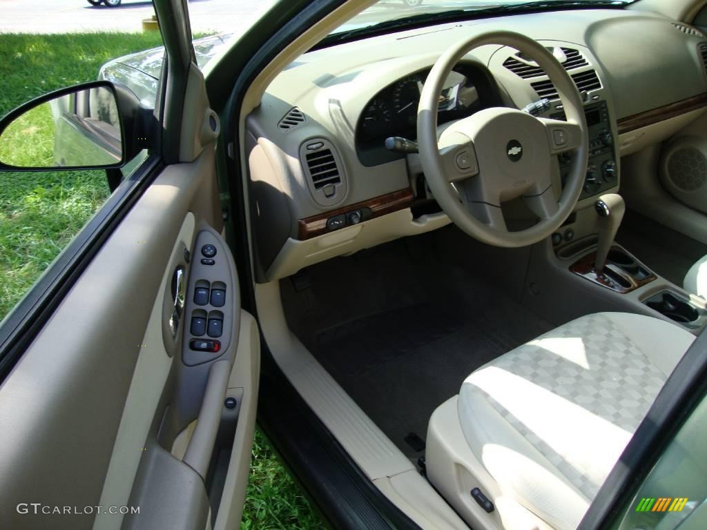 2005 Malibu LS V6 Sedan - Silver Green Metallic / Neutral Beige photo #12