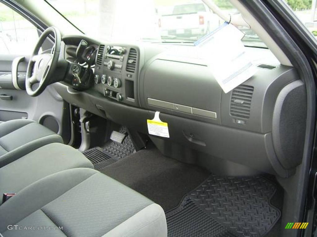 2009 Silverado 1500 LT Regular Cab 4x4 - Blue Granite Metallic / Ebony photo #14