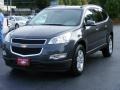 2010 Cyber Gray Metallic Chevrolet Traverse LT  photo #4