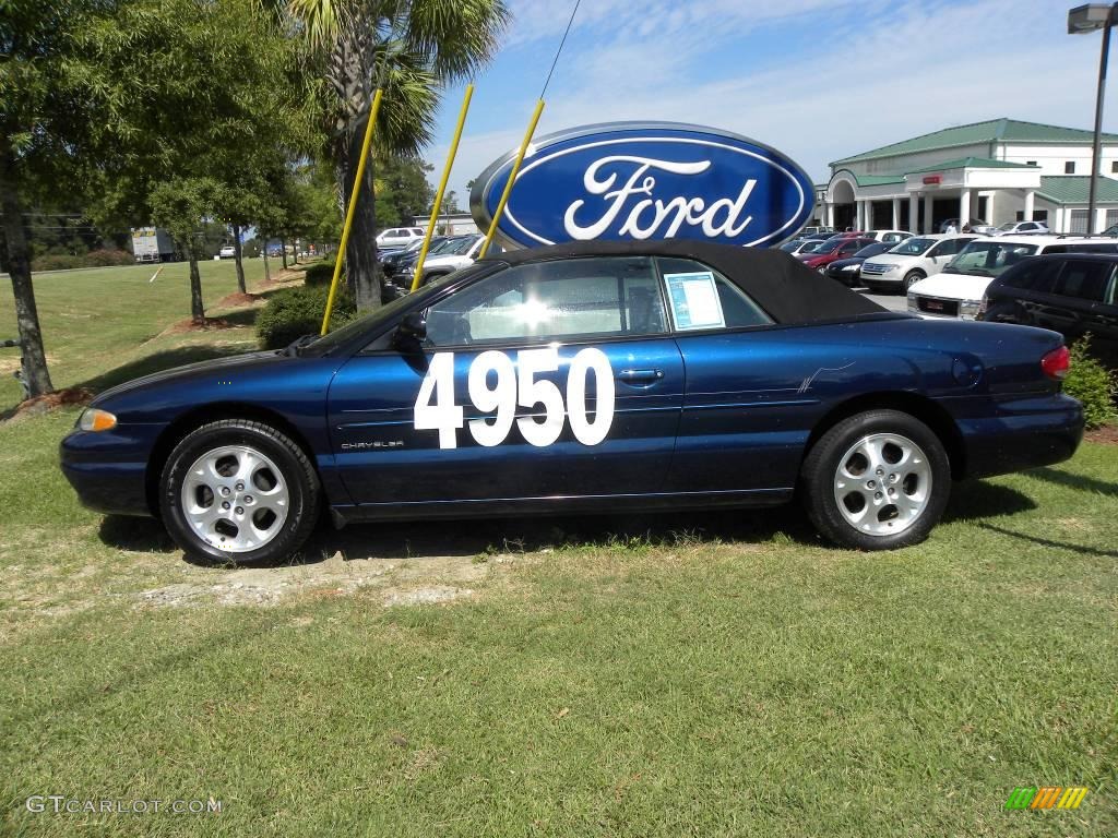 2000 Sebring JXi Convertible - Patriot Blue Pearl / Agate photo #2