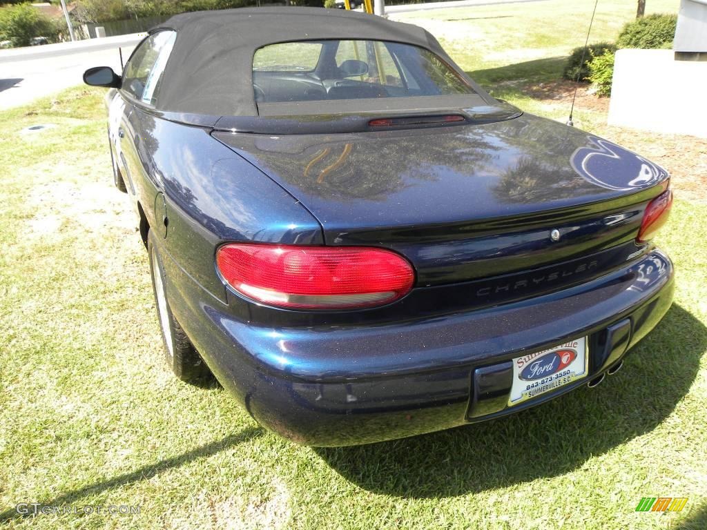 2000 Sebring JXi Convertible - Patriot Blue Pearl / Agate photo #10