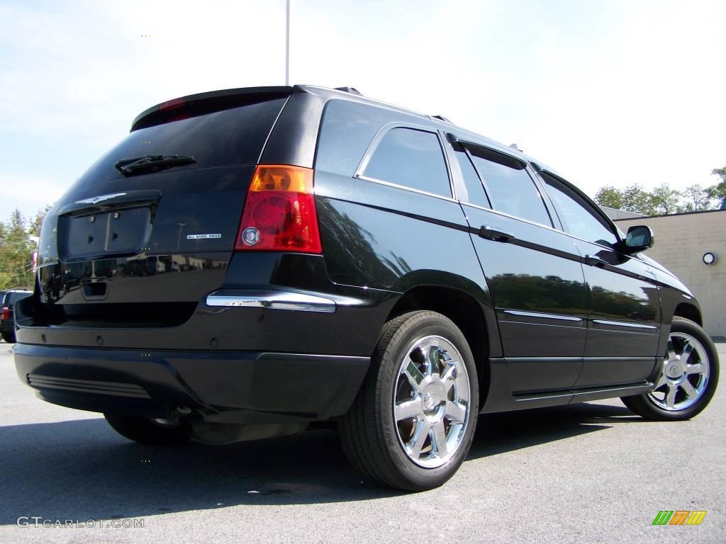 2005 Pacifica Limited AWD - Brilliant Black / Light Taupe photo #7