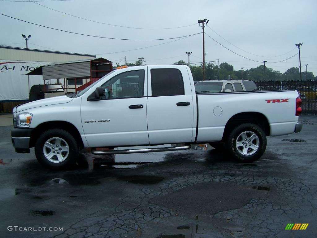 2007 Ram 1500 TRX Quad Cab - Bright White / Medium Slate Gray photo #1