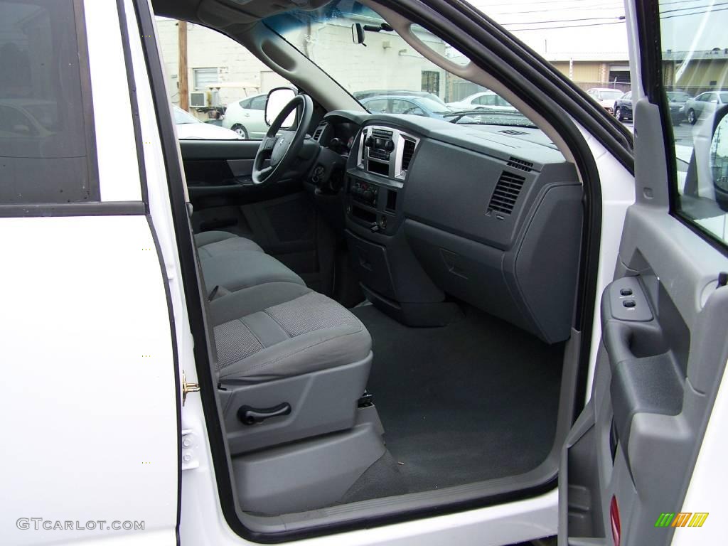 2007 Ram 1500 TRX Quad Cab - Bright White / Medium Slate Gray photo #8