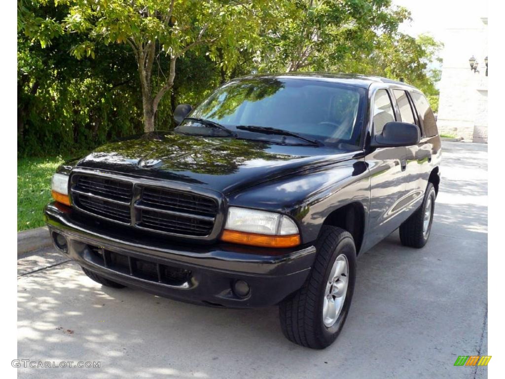 2003 Durango SXT 4x4 - Black / Dark Slate Gray photo #1