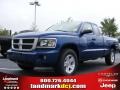 Deep Water Blue Pearl Coat 2010 Dodge Dakota Big Horn Extended Cab