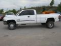 2002 Bright White Dodge Ram 3500 SLT Quad Cab 4x4 Dually  photo #6