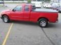 2002 Bright Red Ford F150 XLT SuperCab  photo #9
