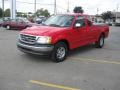 2002 Bright Red Ford F150 XLT SuperCab  photo #11