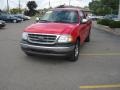 2002 Bright Red Ford F150 XLT SuperCab  photo #12