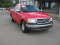 2002 Bright Red Ford F150 XLT SuperCab  photo #14