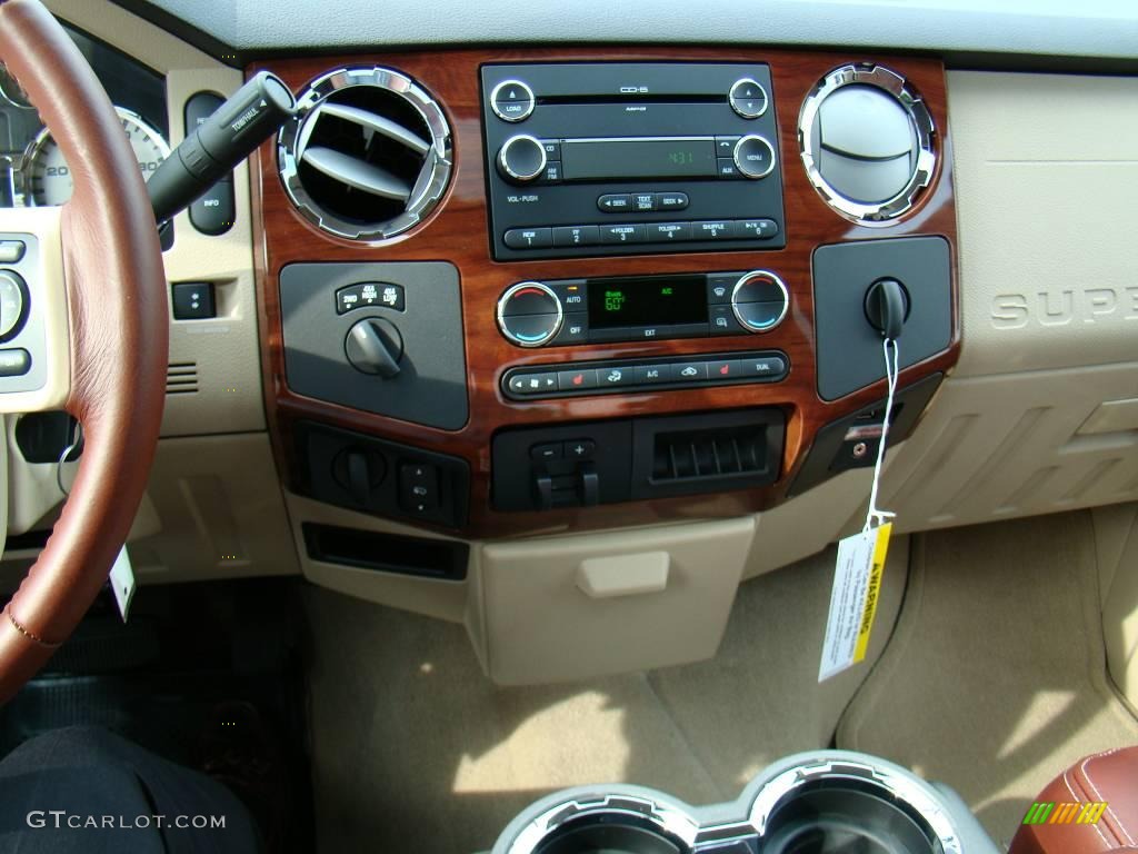 2010 F250 Super Duty King Ranch Crew Cab 4x4 - Royal Red Metallic / Chaparral Leather photo #30