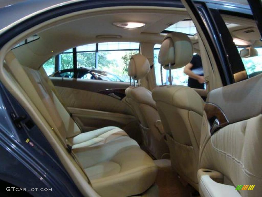 2006 E 500 4Matic Sedan - Platinum Blue Metallic / Stone photo #12