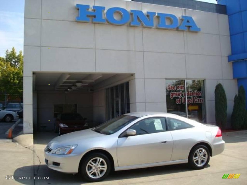 2006 Accord LX Coupe - Alabaster Silver Metallic / Black photo #1