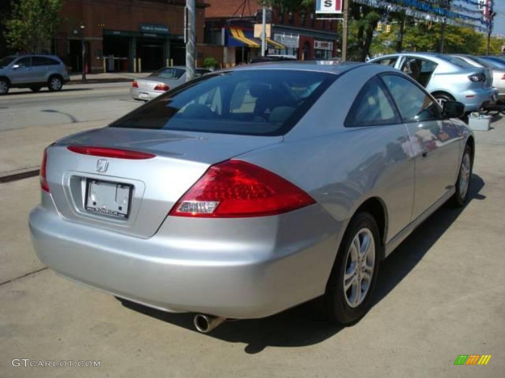 2006 Accord LX Coupe - Alabaster Silver Metallic / Black photo #4