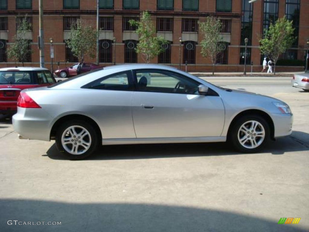 2006 Accord LX Coupe - Alabaster Silver Metallic / Black photo #5