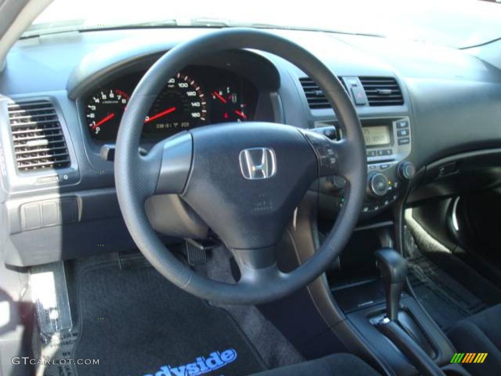 2006 Accord LX Coupe - Alabaster Silver Metallic / Black photo #12