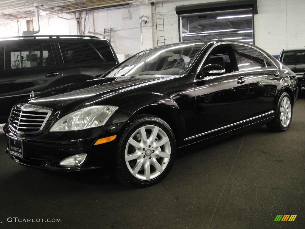 2008 S 550 4Matic Sedan - Black / Black photo #1