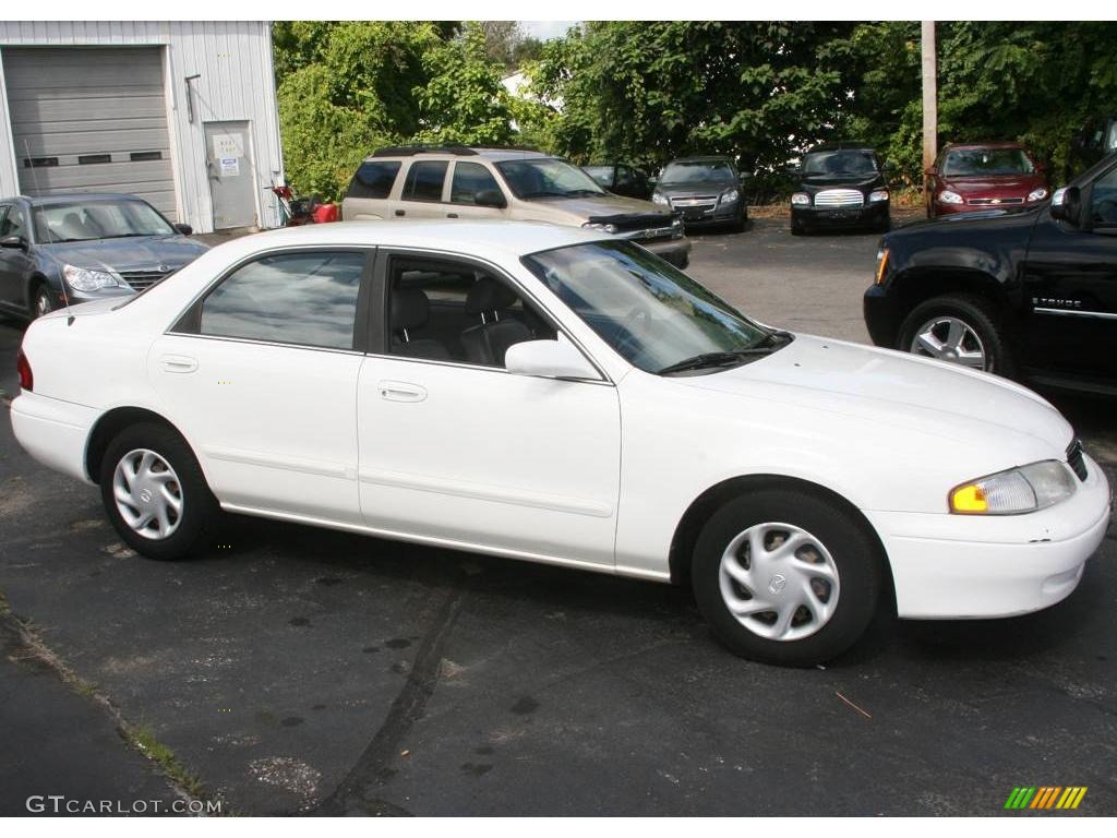 1998 626 LX - Glacier White / Gray photo #2