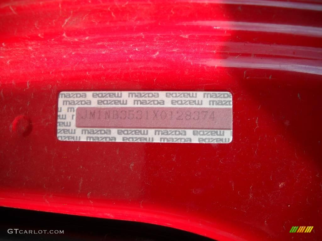 1999 MX-5 Miata Roadster - Classic Red / Black photo #21