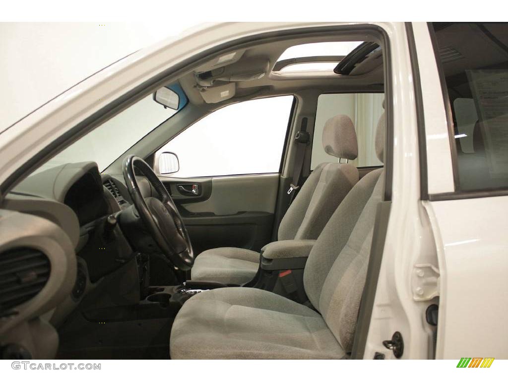 2005 Santa Fe LX 3.5 4WD - Nordic White / Gray photo #10