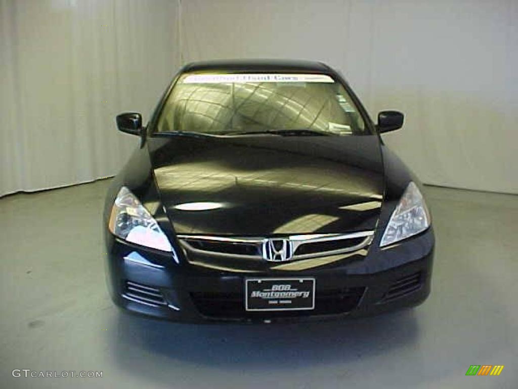 2006 Accord LX Sedan - Nighthawk Black Pearl / Ivory photo #2