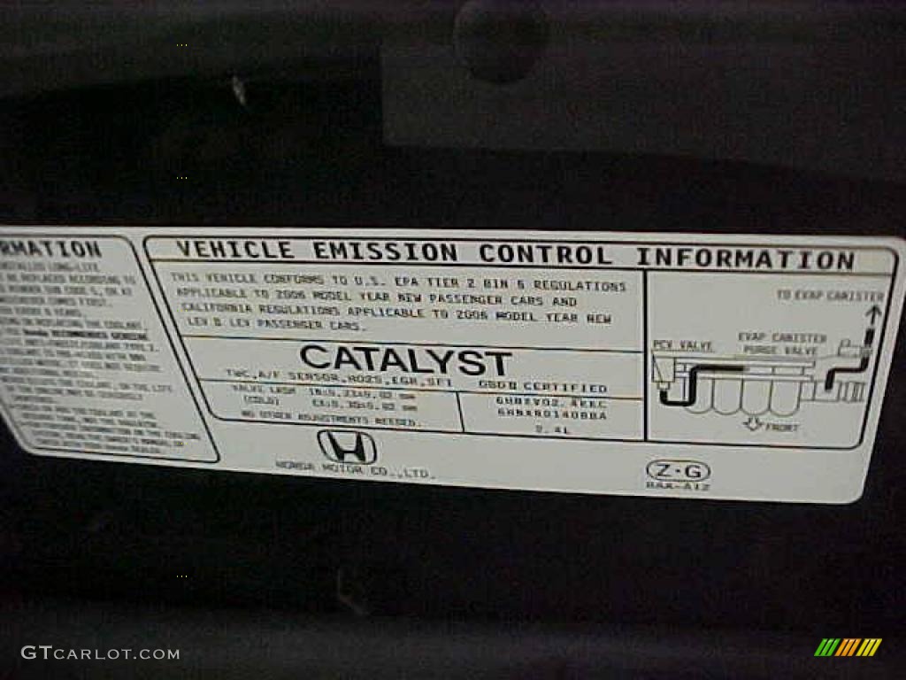 2006 Accord LX Sedan - Nighthawk Black Pearl / Ivory photo #26