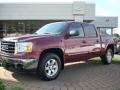 2008 Sonoma Red Metallic GMC Sierra 1500 SLE Crew Cab 4x4  photo #2