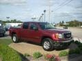 2008 Sonoma Red Metallic GMC Sierra 1500 SLE Crew Cab 4x4  photo #4