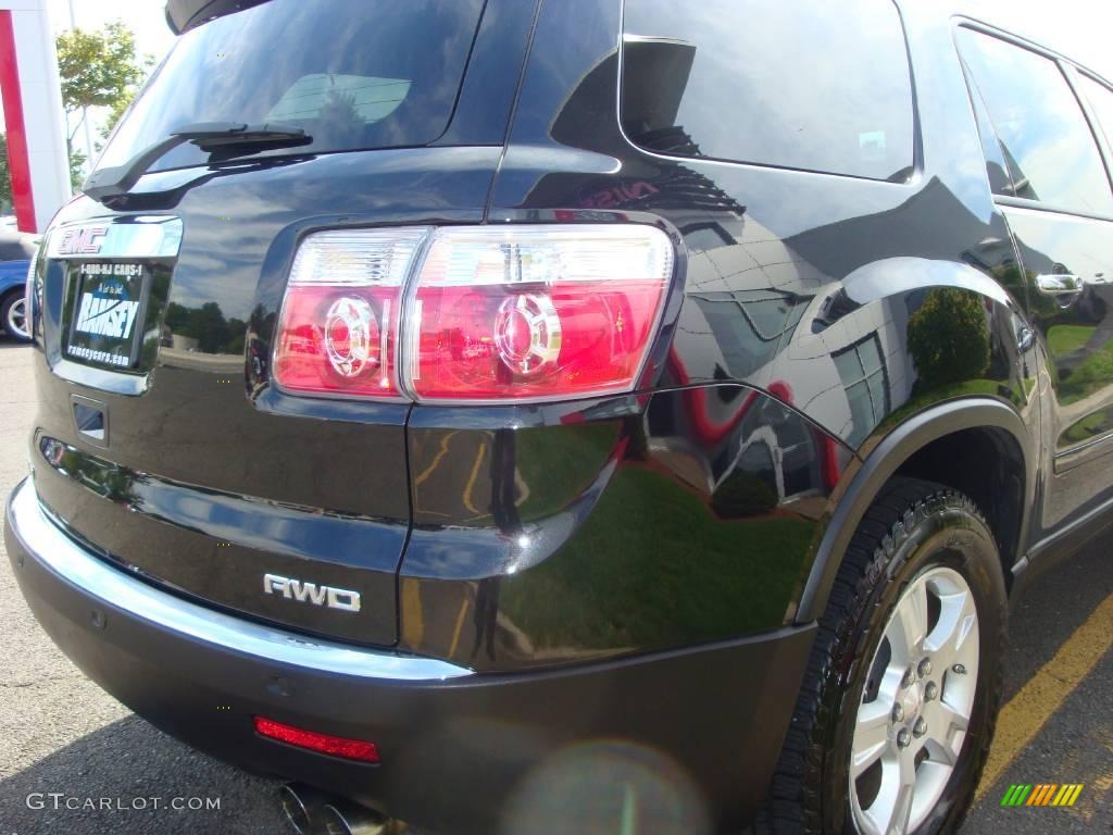 2008 Acadia SLE AWD - Carbon Black Metallic / Ebony photo #21