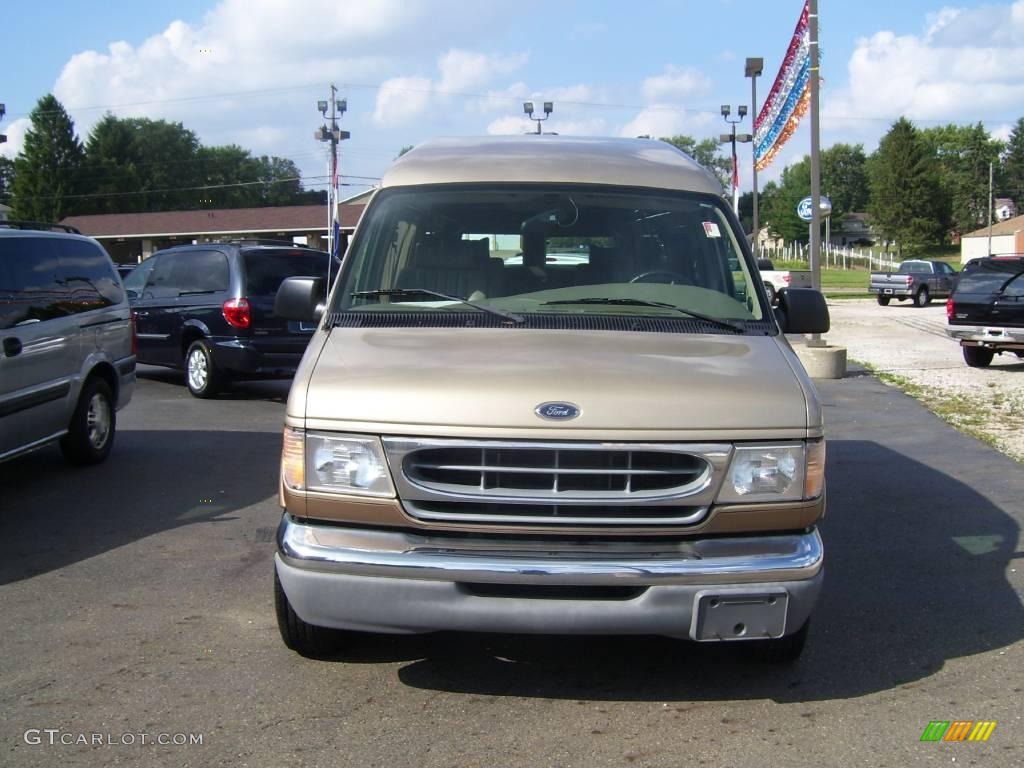 2000 E Series Van E150 Passenger Conversion - Harvest Gold Metallic / Medium Parchment photo #2