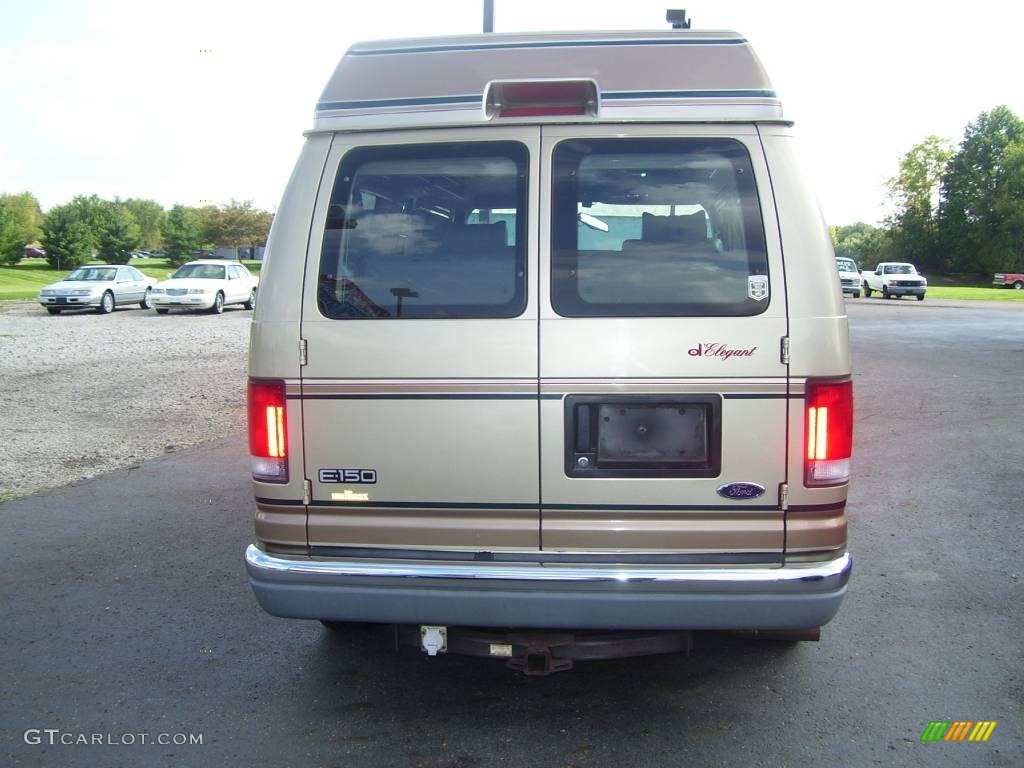 2000 E Series Van E150 Passenger Conversion - Harvest Gold Metallic / Medium Parchment photo #5