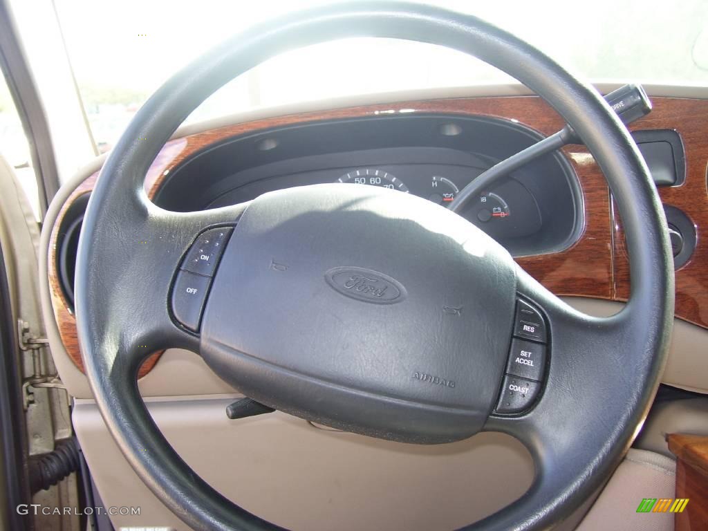 2000 E Series Van E150 Passenger Conversion - Harvest Gold Metallic / Medium Parchment photo #9
