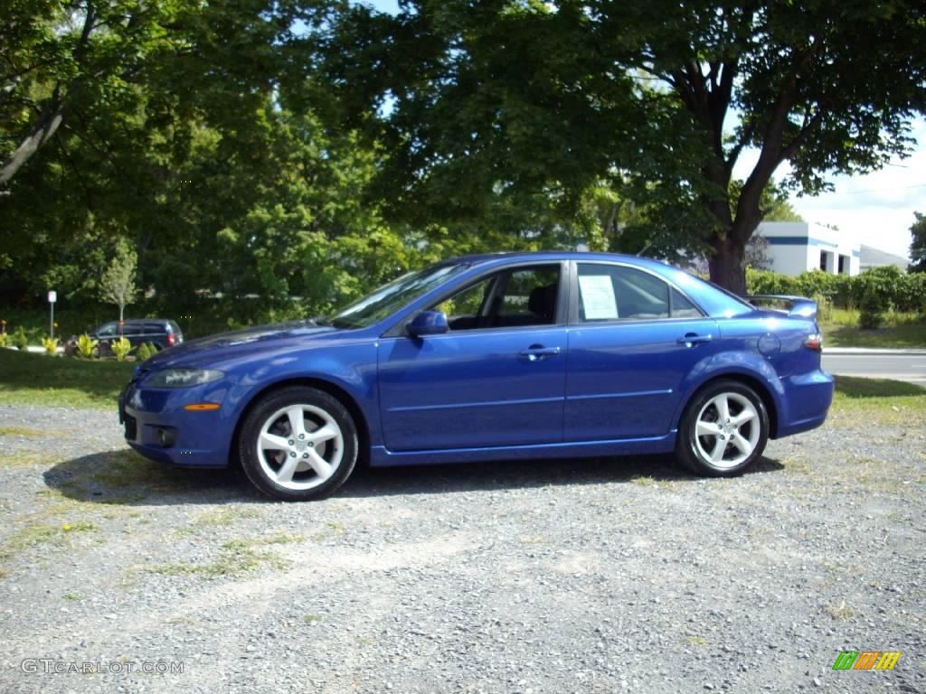 2006 MAZDA6 i Sport Sedan - Lapis Blue Metallic / Black photo #2
