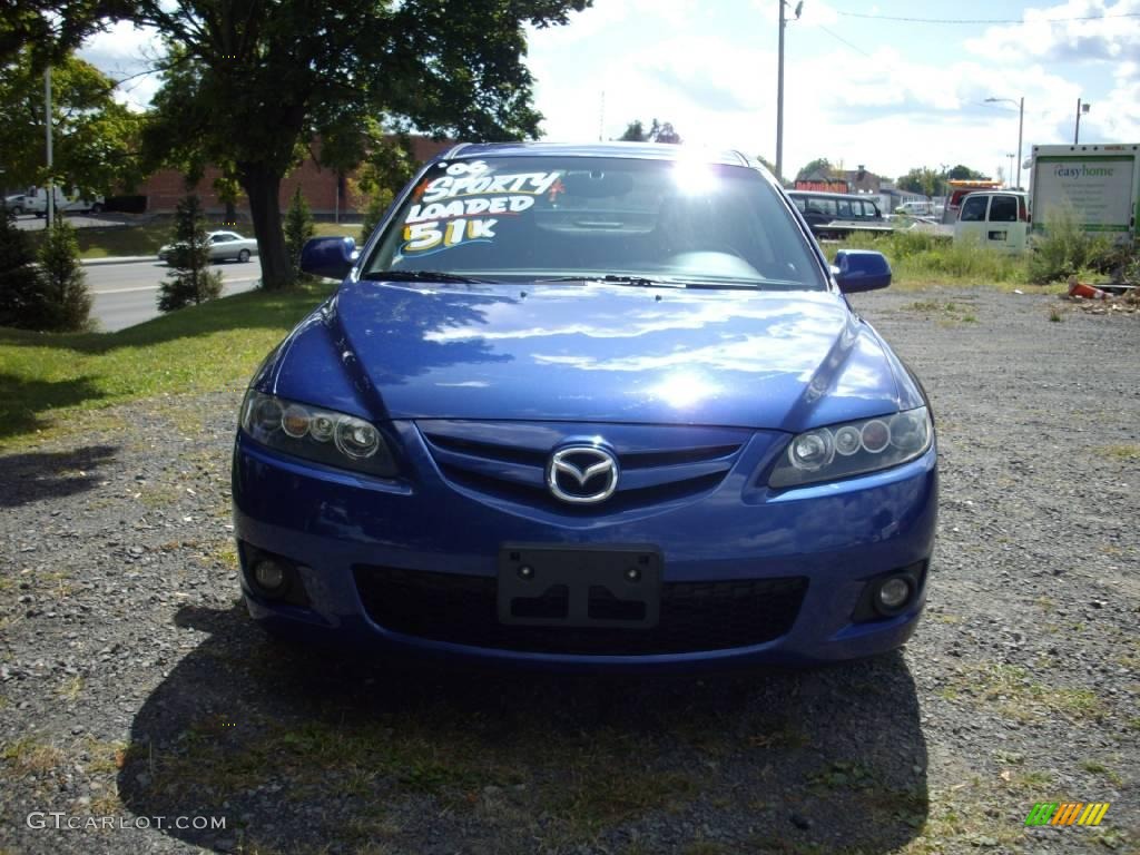 2006 MAZDA6 i Sport Sedan - Lapis Blue Metallic / Black photo #3
